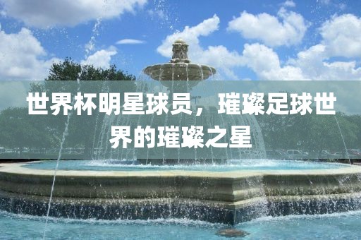 世界杯明星球员，璀璨足球世界的璀璨之星