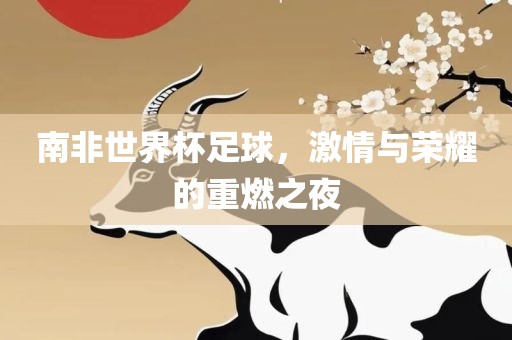 南非世界杯足球，激情与荣耀的重燃之夜