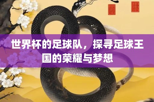 世界杯的足球队，探寻足球王国的荣耀与梦想漯河市盈旭机械设备有限公司