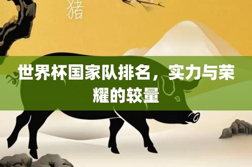 世界杯国家队排名，实力与荣耀的较量
