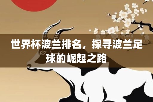 世界杯波兰排名，探寻波兰足球的崛起之路