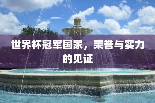 世界杯冠军国家，荣誉与实力的见证
