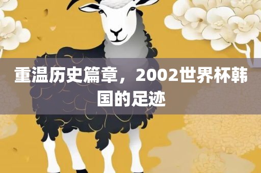 重温历史篇章，2002世界杯韩国的足迹漯河市盈旭机械设备有限公司