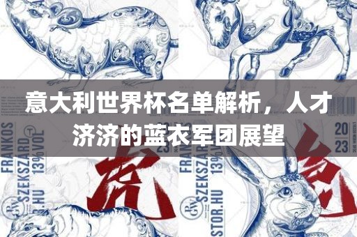 意大利世界杯名单解析，人才济济的蓝衣军团展望