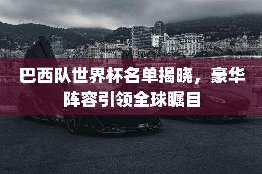 巴西队世界杯名单揭晓，豪华阵容引领全球瞩目
