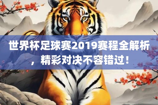世界杯足球赛2019赛程全解析，精彩对决不容错过！漯河市盈旭机械设备有限公司