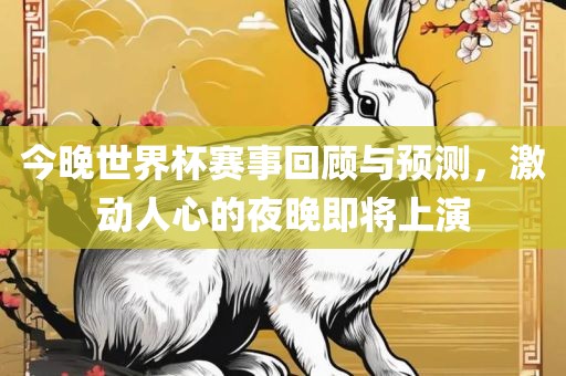 今晚世界杯漯河市盈旭机械设备有限公司赛事回顾与预测，激动人心的夜晚即将上演