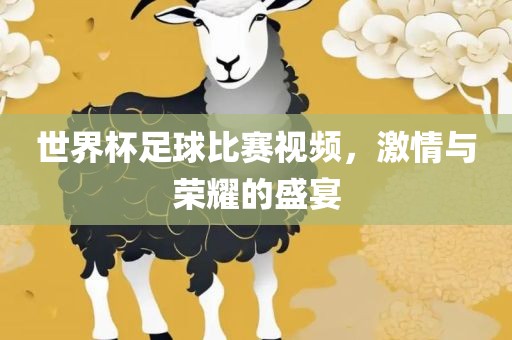 世界杯足球比赛视频，激情与荣耀的盛宴