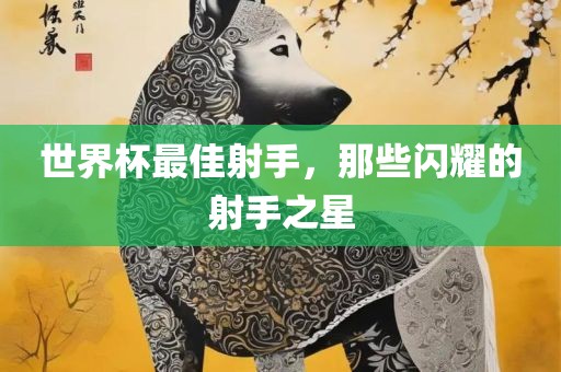 世界杯最佳射手，那些闪耀的射手之星