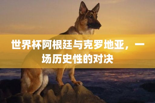 世界杯阿根廷与克罗地亚，一场历史性的对决漯河市盈旭机械设备有限公司