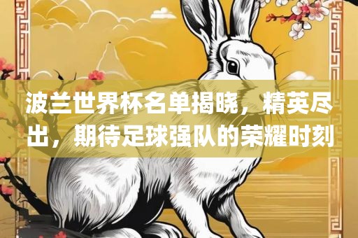 波兰世界杯名单揭晓，精英尽出，期待足球强队的荣耀时刻