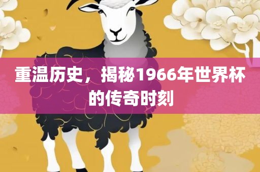 重温历史，揭秘1966年世界杯的传奇时刻漯河市盈旭机械设备有限公司