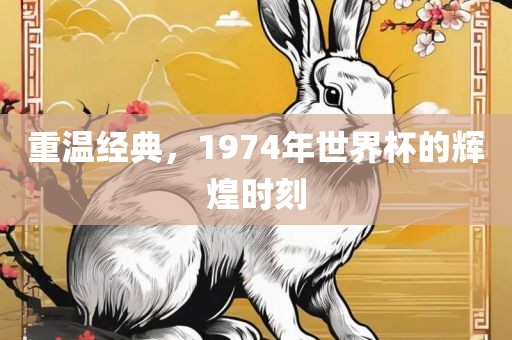 重温经典，1974年世界杯的辉煌时刻漯河市盈旭机械设备有限公司