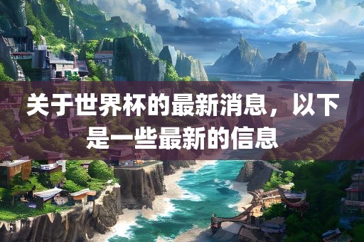 关于世界杯的最新消息，以下是一些最新的信息漯河市盈旭机械设备有限公司