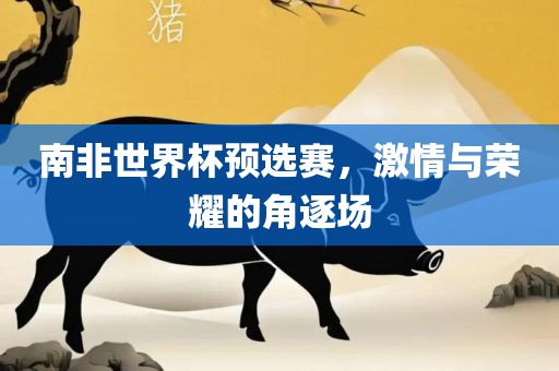 南非世界杯预选赛，激情与荣耀的角逐场