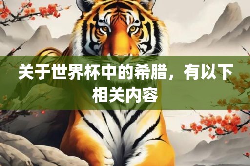 关于世界杯中的希腊，有以下相关内容漯河市盈旭机械设备有限公司