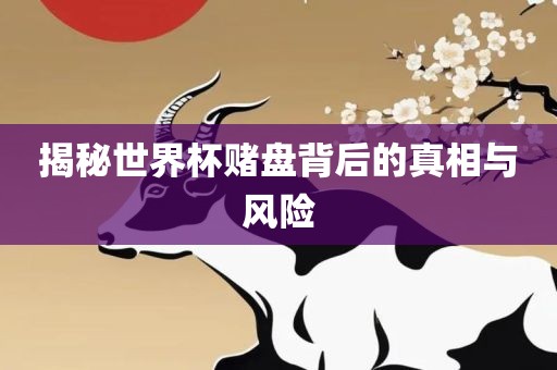 揭秘世界杯赌盘背后的真相与风险漯河市盈旭机械设备有限公司