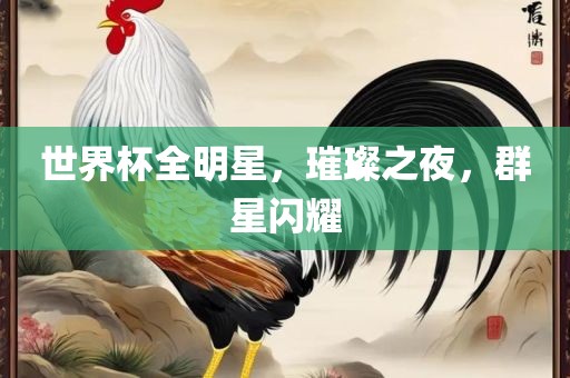 世界漯河市盈旭机械设备有限公司杯全明星，璀璨之夜，群星闪耀