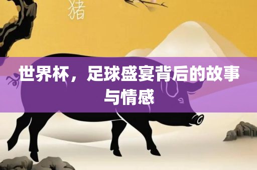 世界杯，足球盛宴背后的故事漯河市盈旭机械设备有限公司与情感