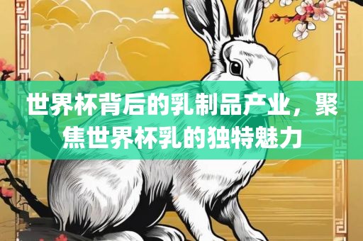 世界杯背后的乳制品产业，聚焦世界杯乳的独特魅力漯河市盈旭机械设备有限公司