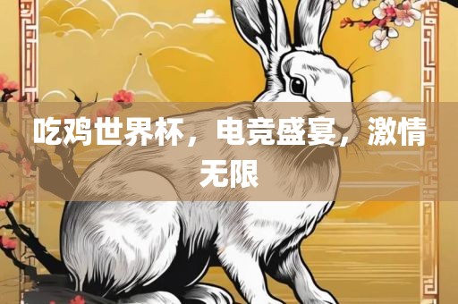 吃鸡世界杯，电竞盛宴，激情无限