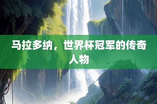 马拉多纳，世界杯冠军的传奇人物漯河市盈旭机械设备有限公司