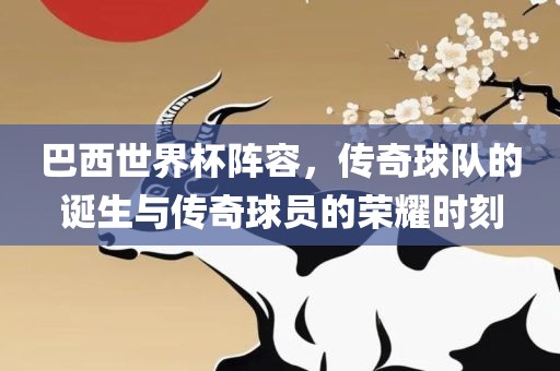 巴西世界杯阵容，传奇球队的诞生与传奇球员的荣耀时刻