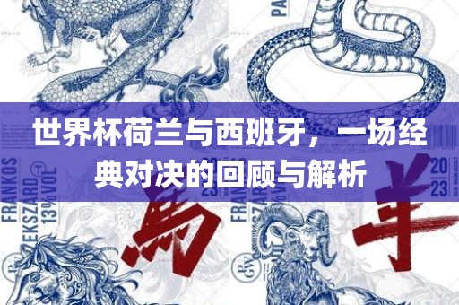 世界杯荷兰与西班牙，一场经典对决的回顾与解析