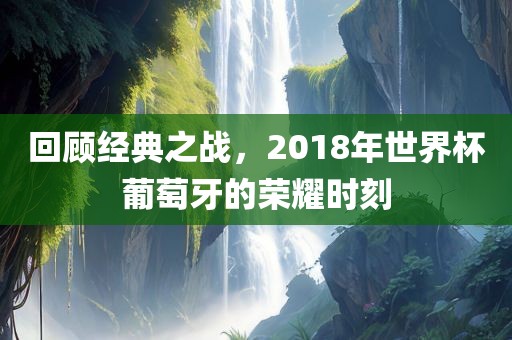 回顾经典之战，2018年世界杯葡萄牙的荣耀时刻漯河市盈旭机械设备有限公司