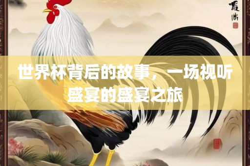 世界杯背后的故事，一场视听盛宴的盛宴之旅漯河市盈旭机械设备有限公司