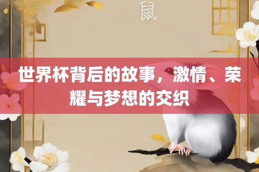 世界杯背后的故事，激情、荣耀与梦想的交织