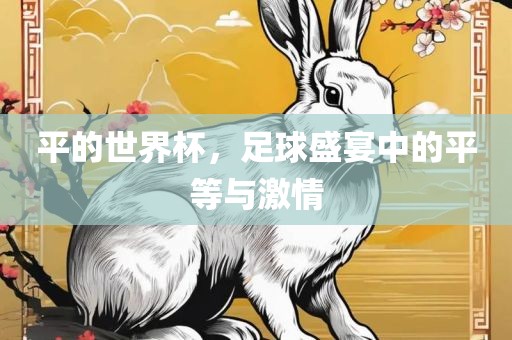 平的世界杯，足球盛宴中的平等与激漯河市盈旭机械设备有限公司情