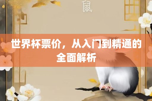 世界杯票价，从入门到精通的全面解析