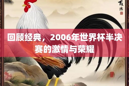 回顾经典，2006年世界杯半决赛的激情与荣耀