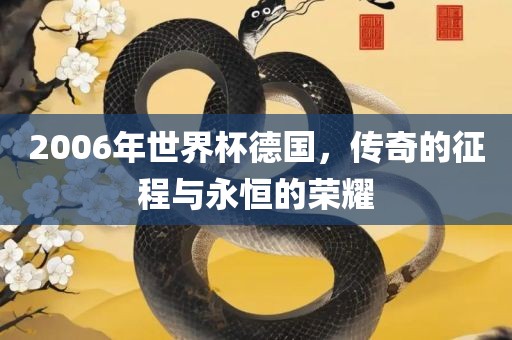 2006年世界杯德国，传奇的征程与永恒的荣耀