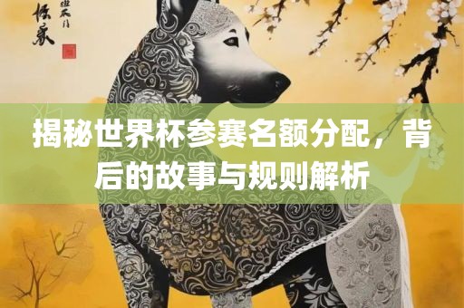 揭秘世界杯参赛名额分配，背后的故事与规则解析漯河市盈旭机械设备有限公司