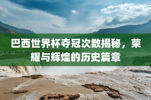 巴西世界杯夺冠次数揭秘，荣耀与辉煌的历史篇章漯河市盈旭机械设备有限公司