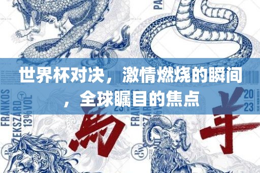 世界杯对决，激情燃烧的瞬间，全球瞩目的焦点