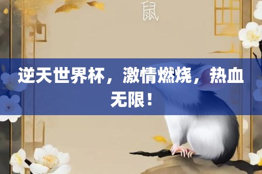 逆天世界杯，激情燃烧，热血无限！漯河市盈旭机械设备有限公司