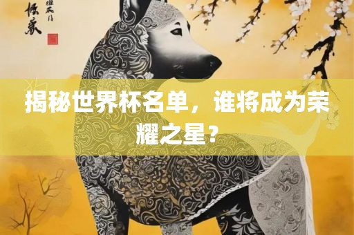 揭秘世界杯名单，谁将成为荣耀之星？