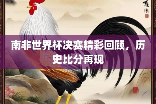 南非世界杯决赛精彩回顾，历史比分再现