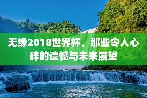 无缘2018世界杯，那些令人心碎的遗憾与未来展望漯河市盈旭机械设备有限公司