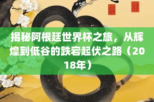 揭秘阿根廷世界杯之旅，从辉煌到低谷的跌宕起伏之路（2018年）