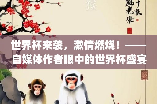 世界杯来袭，激情燃烧！—漯河市盈旭机械设备有限公司—自媒体作者眼中的世界杯盛宴