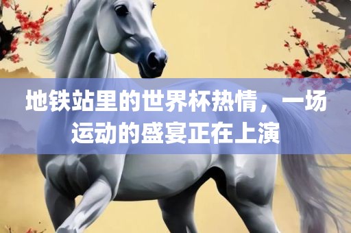 地铁站里的世界杯热情，一场运动的盛宴正在上演