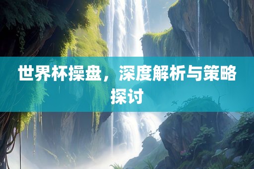 世界杯操盘，深度解析与策略探讨