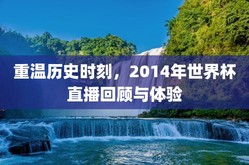 重温历史时刻，2014年世界杯直播回顾与体验