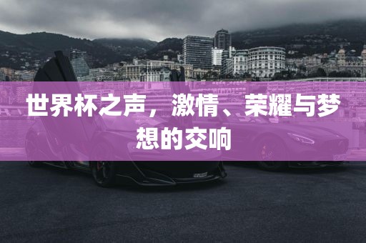 世界杯之声，激情、荣耀与梦想的交响