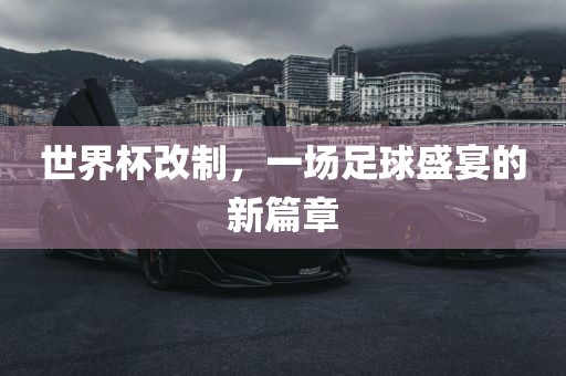 世界杯改制，一场足球盛宴的新篇章漯河市盈旭机械设备有限公司