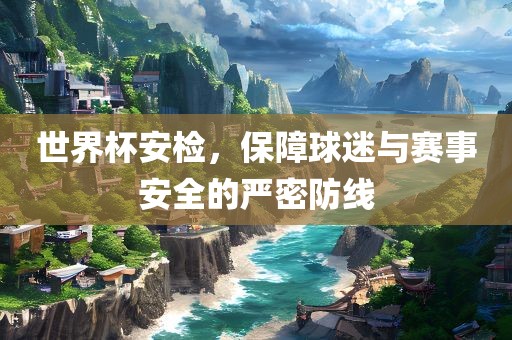 世界杯安检，保障球迷与赛事安全的严密防线漯河市盈旭机械设备有限公司